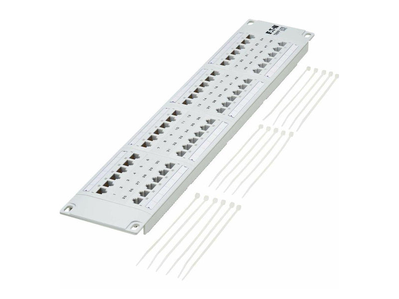 Eaton Tripp Lite Series 48-Port Cat6 Patch Panel - 4PPoE Compliant, 110/Krone,