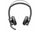 Poly Voyager Focus 2 USB-C-C Headset + USB-C/A Adapter - Google Assistant, Siri