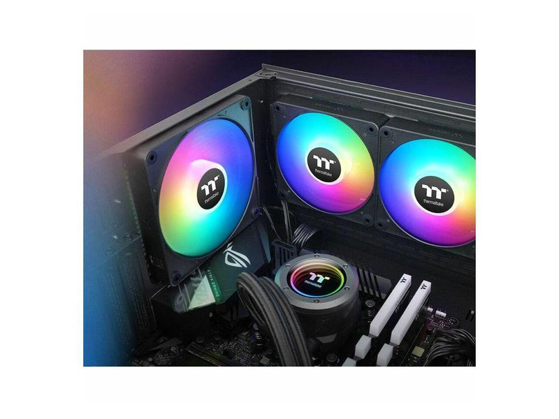 Thermaltake CT140 EX ARGB Sync PC Cooling Fan 3-Fan Pack 3 Pack CLF182PL14SWA