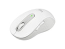 Logitech Signature M650 Mouse - Optical - Wireless - Bluetooth - Raw White - USB