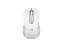 Logitech Signature M650 Mouse - Optical - Wireless - Bluetooth - Raw White - USB