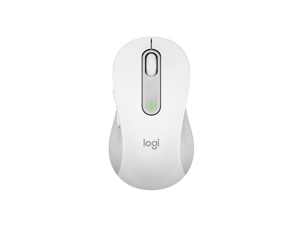 Logitech Signature M650 Mouse - Optical - Wireless - Bluetooth - Raw White - USB