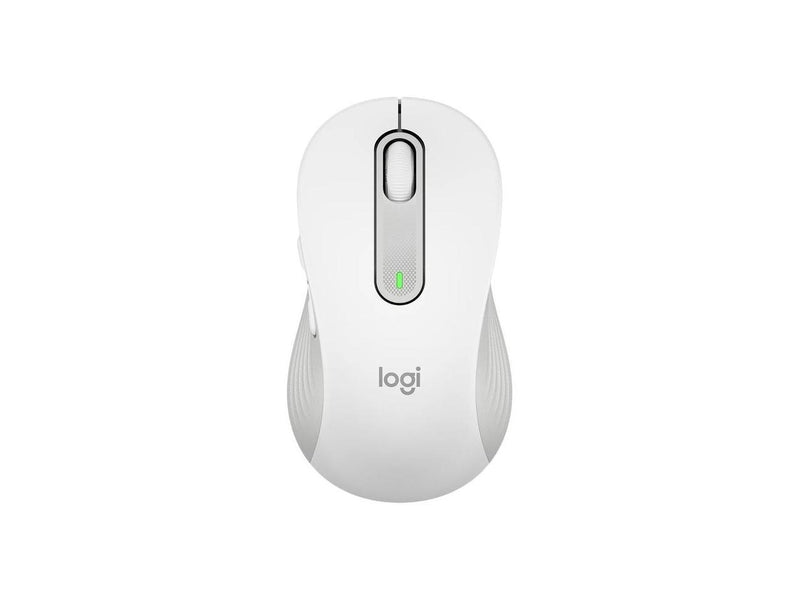 Logitech Signature M650 Mouse - Optical - Wireless - Bluetooth - Raw White - USB