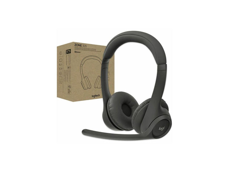 Logitech Zone 305 Wireless headset certified for business and ideal for mass