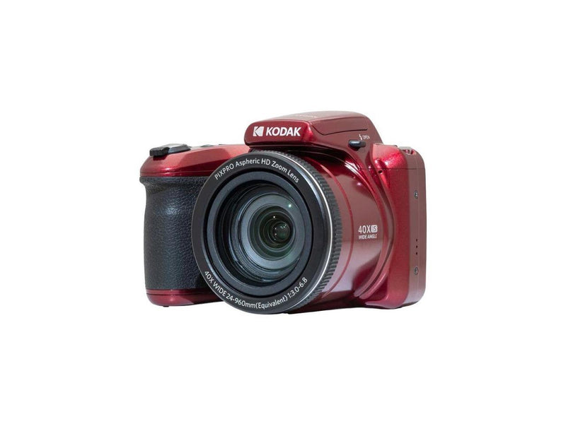 Kodak PIXPRO AZ405 20.7 Megapixel Compact Camera - Red - 1/2.3" BSI CMOS Sensor