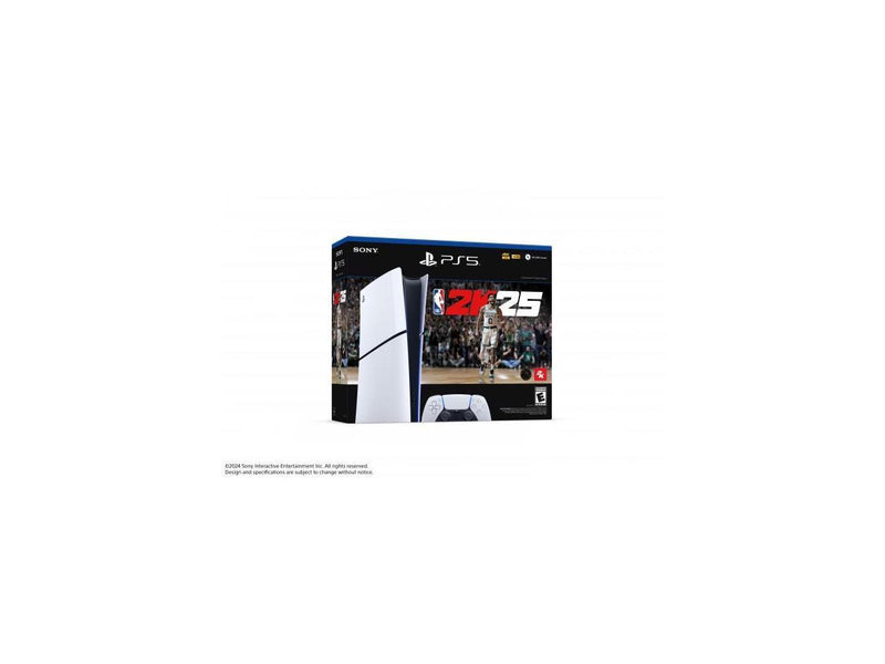 Playstation 5 Digital Slim Edition NBA 2k25 Bundle - Includes PS5 Console &