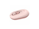Logitech POP Mouse - Wireless - 32.81 ft - Bluetooth - Rose - Scroll Wheel - 4