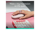 Logitech POP Mouse - Wireless - 32.81 ft - Bluetooth - Rose - Scroll Wheel - 4