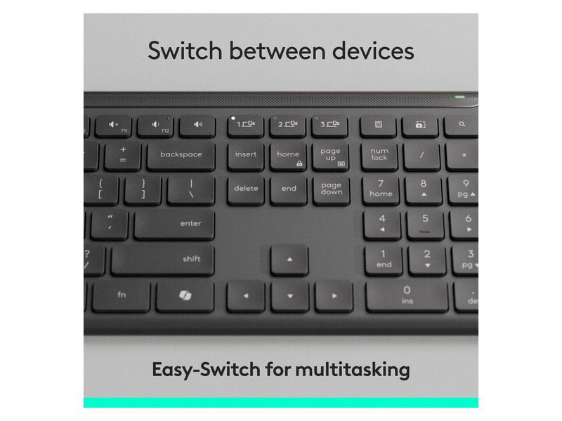 Logitech Signature Slim MK955 Combo for Business, Copilot Edition, Wireless