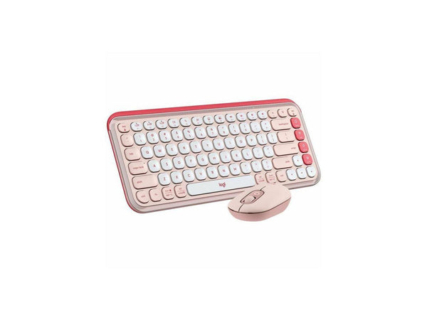 Logitech - POP ICON COMBO Compact TKL Bluetooth Keyboard and Mouse Bundle with
