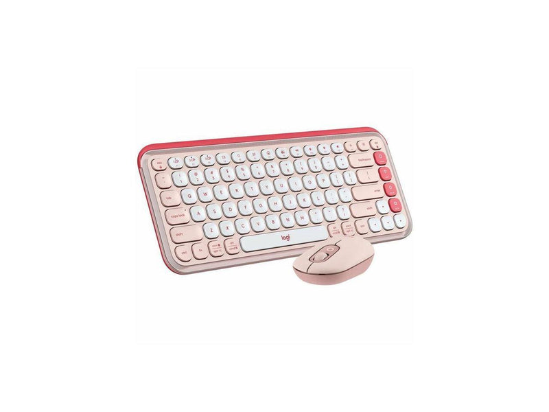 Logitech - POP ICON COMBO Compact TKL Bluetooth Keyboard and Mouse Bundle with