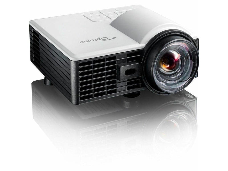 Optoma ML1050STi 3D Ready Short Throw DLP Projector - 16:10 - White - Front -