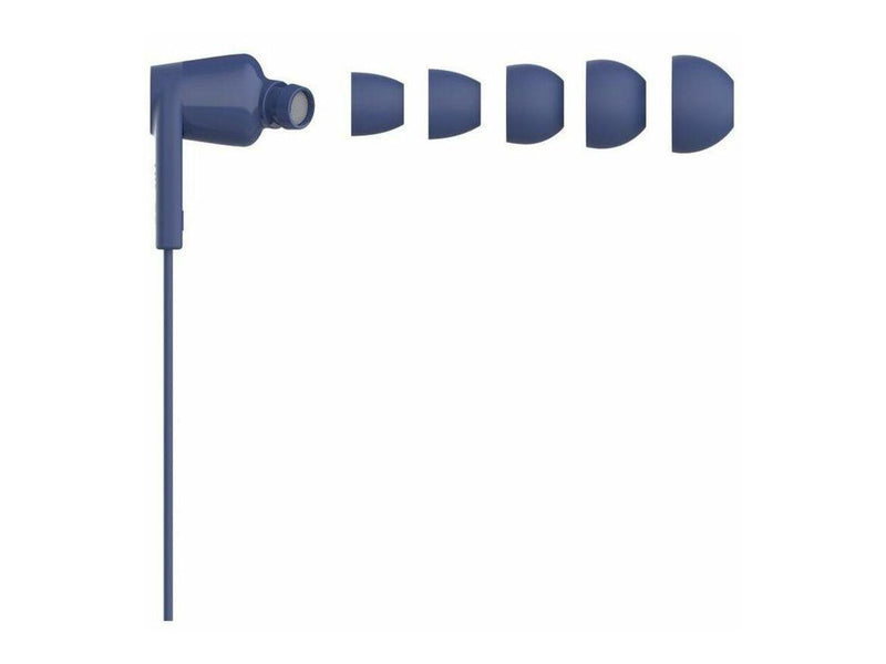 Belkin SoundForm USB-C Wired Earbuds with Adjustable Volume Limiter - Blue