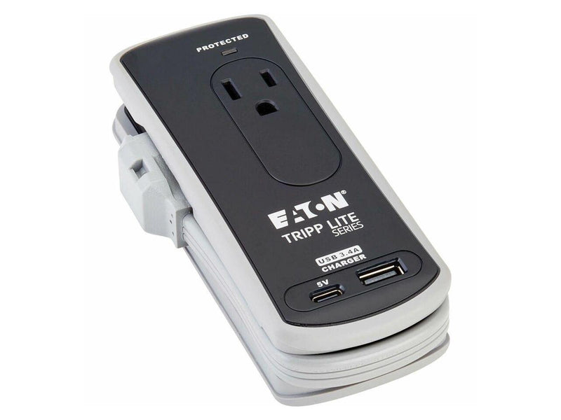 Eaton Tripp Lite Series Protect It! 2-Outlet Travel-Size Surge Protector - 5-15R