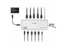 Rocstor ThunderConnect RD11 USB-C 13-in-1 Triple Display Docking Station - for