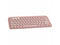 Logitech Pebble Keys 2 K380S Bluetooth Keyboard, Tonal Rose 920-011777