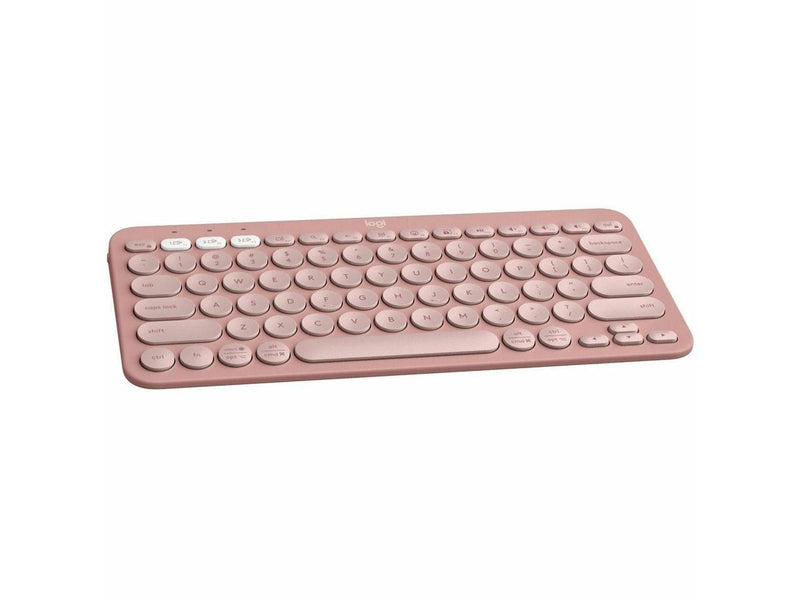 Logitech Pebble Keys 2 K380S Bluetooth Keyboard, Tonal Rose 920-011777