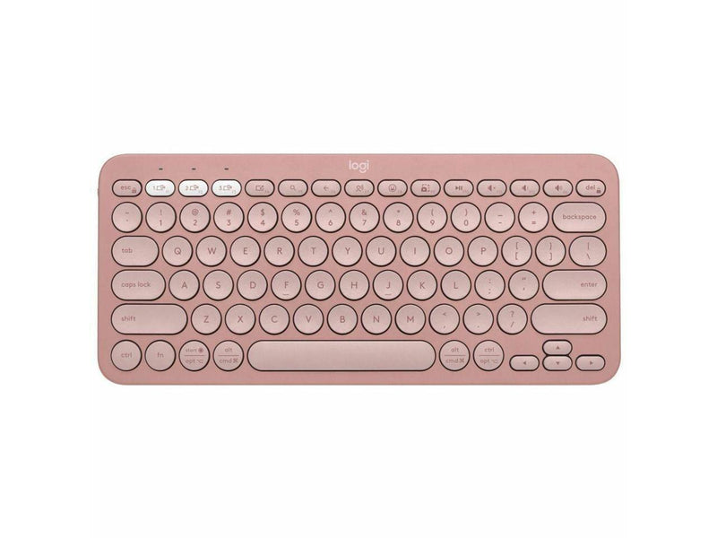 Logitech Pebble Keys 2 K380S Bluetooth Keyboard, Tonal Rose 920-011777