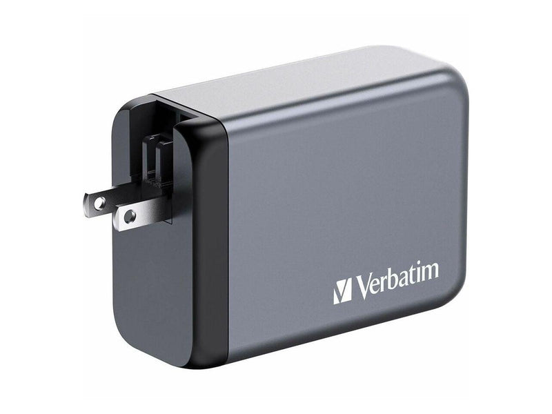 Verbatim 32205 240W 4-Port GaN Wall Charger - 240 W - 120 V AC, 230 V AC Input -