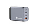 Verbatim 32205 240W 4-Port GaN Wall Charger - 240 W - 120 V AC, 230 V AC Input -