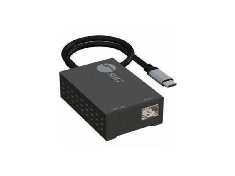 SIIG USB-C to SFP Fiber Gigabit Ethernet Adapter - TAA compliant - USB-C to SFP