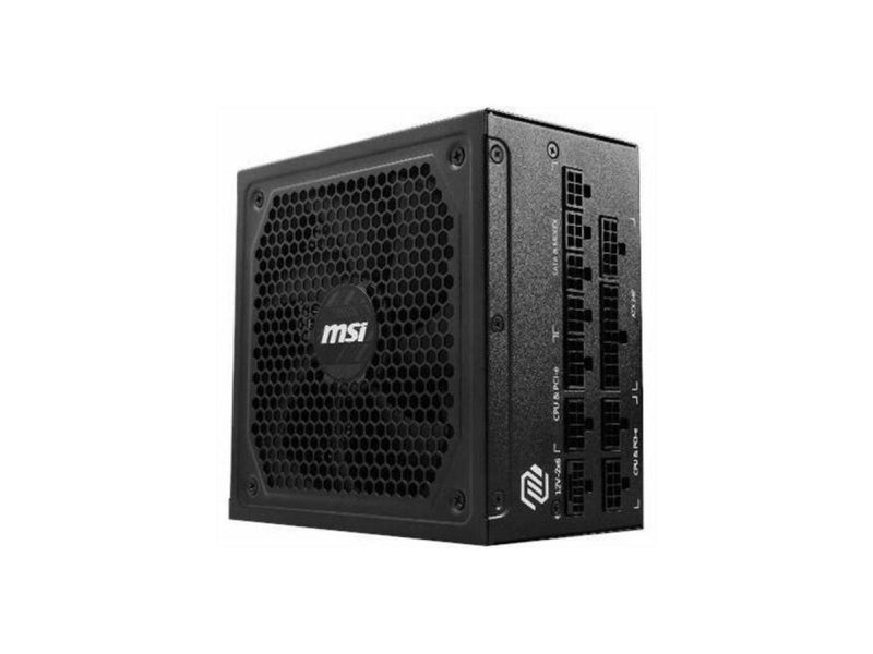MSI MAG 1000W Power Supply - Internal - 120 V AC, 230 V AC Input - 1000 W -