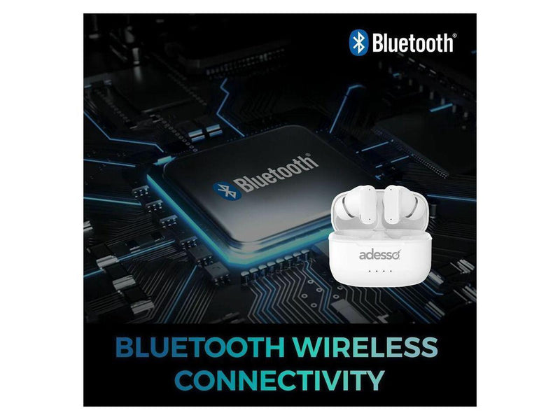Adesso Xtream T2 Bluetooth Wireless Earbuds with ANC and Built-in Microphone -