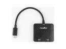 Rocstor USB-C to Dual DisplayPort Adapter - 4K/60Hz - 1 x USB Type C - Male - 2