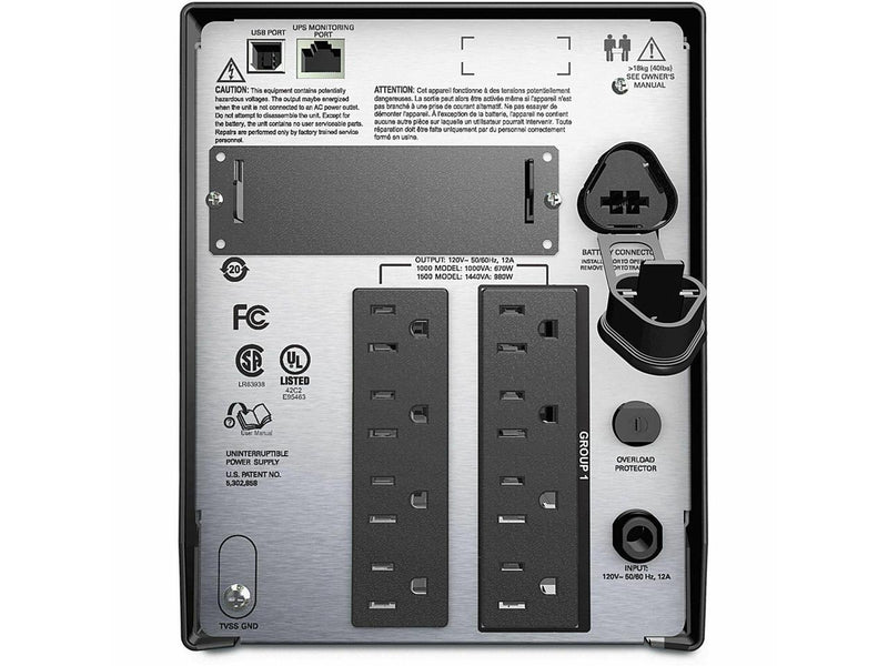 APC Smart-UPS 1.5kVA 120V SHIPBOARD - Tower - 3 Hour Recharge - 5 Minute