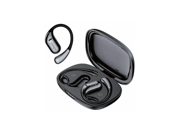 Adesso Xtream T5 Open-Ear Bluetooth Water Resistant Earbuds - Black