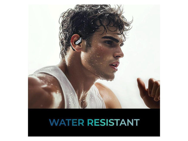 Adesso Xtream T5 Open-Ear Bluetooth Water Resistant Earbuds - Black