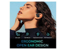Adesso Xtream T4 Open-Ear Bluetooth Earbuds with Charging Case - Black