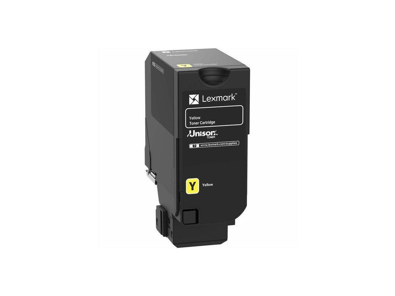 Lexmark Original Standard Yield Laser Toner Cartridge, Yellow 71C0HYG