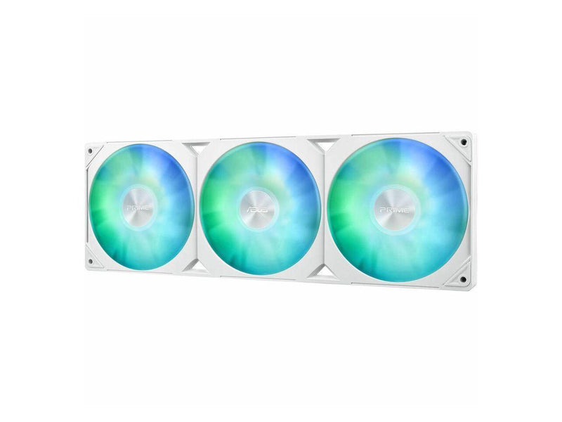 Asus Prime LC 360 ARGB White Edition Cooling Fan/Radiator/Water Block/Pump - 3 x