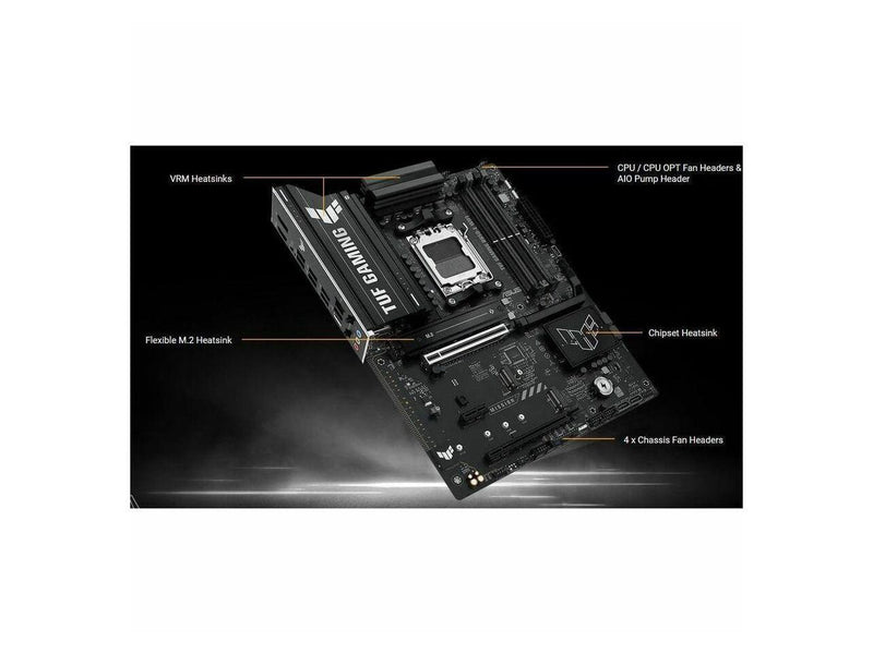 ASUS TUF GAMING B850-E WIFI equipped with outstanding features, 8-layer PCB,