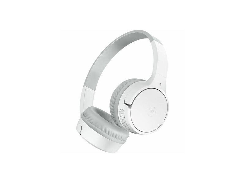 Belkin AUD002btWTV3 SoundForm Mini Wireless On-Ear Headphones for Kids - White