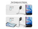 CODi 45W Dual USB-C Wall Charger - USB-C PD & PPS Fast Charging, Compact Power