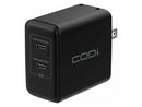 CODi 45W Dual USB-C Wall Charger - USB-C PD & PPS Fast Charging, Compact Power
