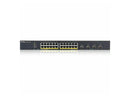 ZYXEL 24-port GbE PoE Lite-L3 Smart Managed Switch with 4 10G Uplink - 24 Ports