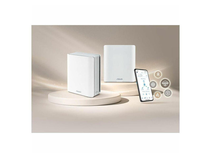 Asus ZenWiFi BT6 BT6(W-3-PK) Wi-Fi 7 Ethernet Wireless Router Tri Band - 2.40