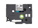 Brother P-touch TZe Laminated Label Tape - - DiameterTape - White - Laminated -