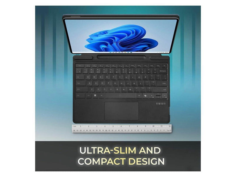 Adesso Portable Keyboard/Cover Case for 13" Microsoft Surface Pro 8, Surface Pro