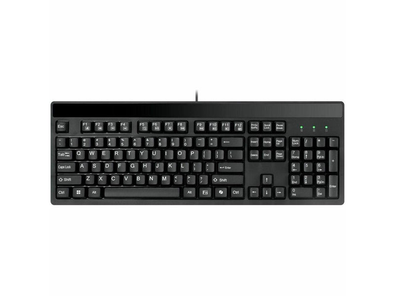 Adesso EasyTouch 130 Full Sized Wired Mechanical Keyboard With CoPilot AI Hotkey
