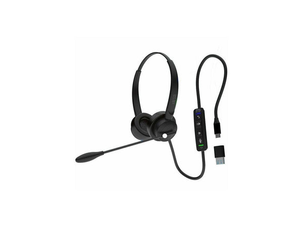 Adesso Xtream P4-TAA Over-the-ear Headset with Push to talk, Black