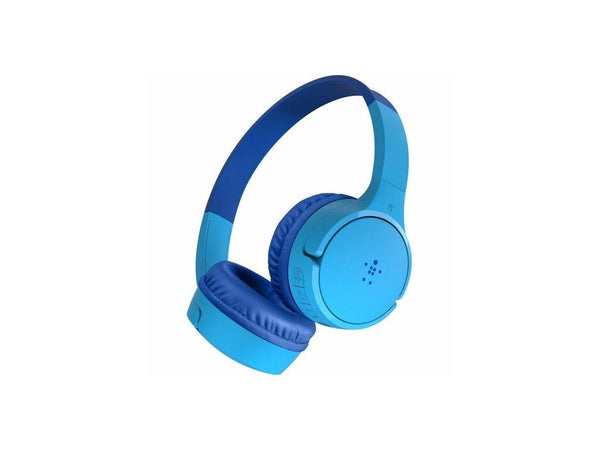 Belkin Wireless Bluetooth On-Ear Headphones for Kids w/ Mic - 85dB Limit - w/