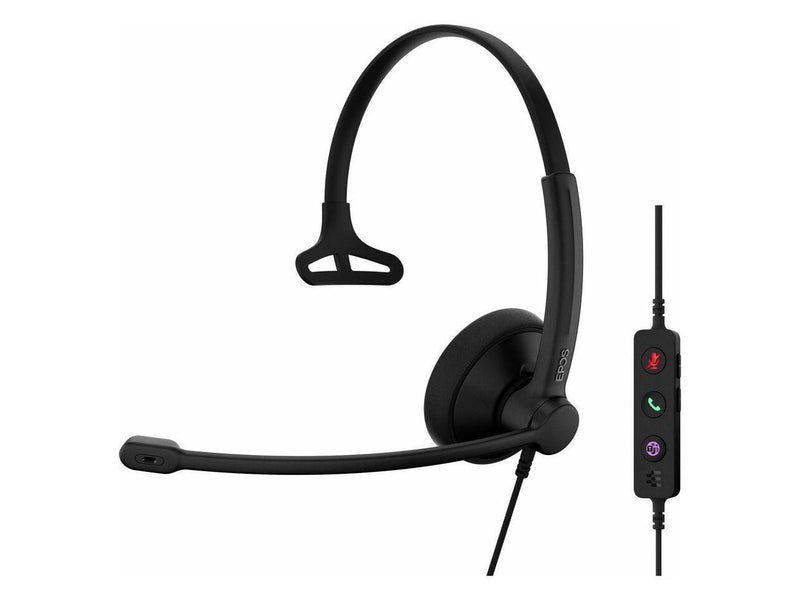Mono wired headset, Teams certified - The IMPACT 100 is an entry-level headset