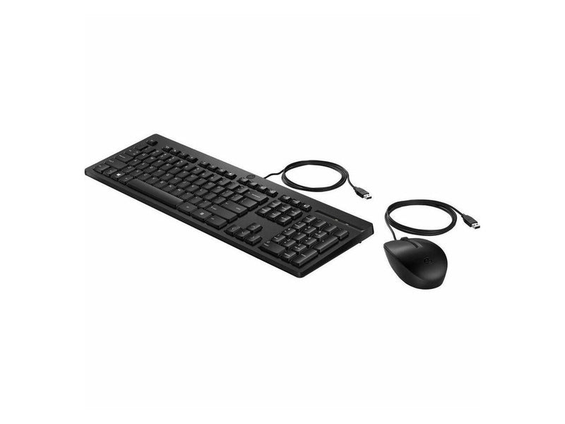 HP 225 Wired Mouse and Keyboard Combo (AX2Y7AA) - USB Type A Plunger Cable