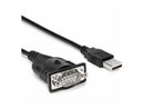 Rocstor 1 ft USB to Serial Adapter Cable w/ COM Retention - 1 ft Serial/USB Data