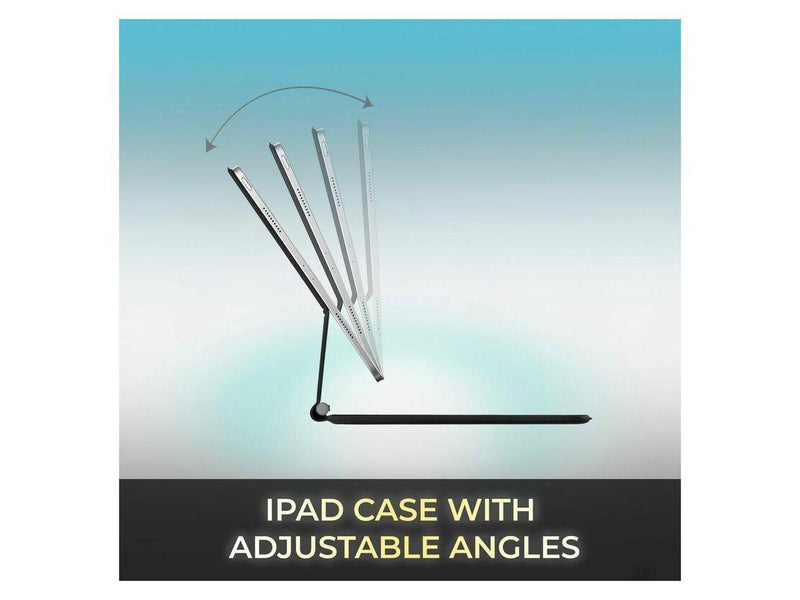 Adesso Portable Keyboard/Cover Case for 12.9" to 13" Apple iPad Pro (3rd