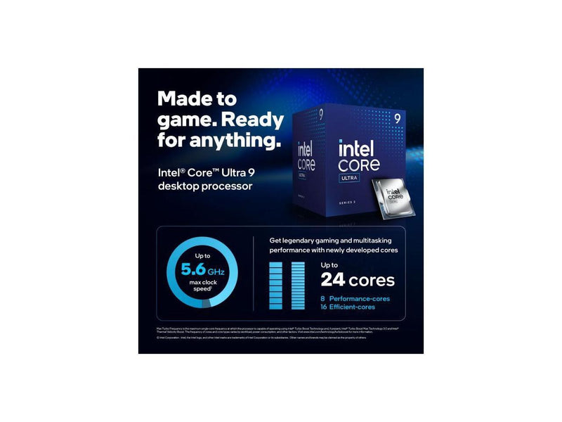 Intel Core Ultra 9 285 24core 4.6GHz OC LGA-1851 Boxed Processor BX80768285